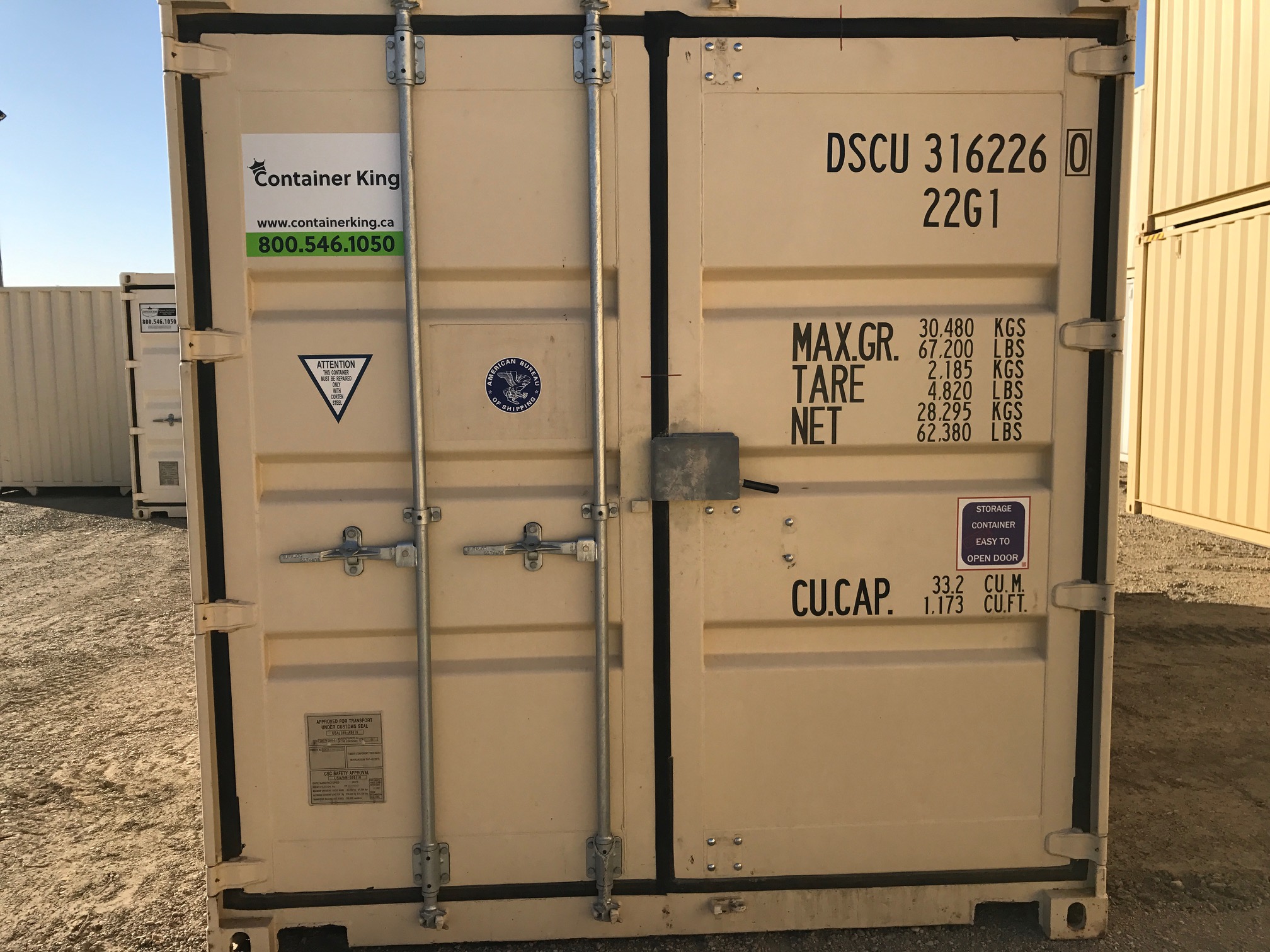 CK3 Safety Container Container King