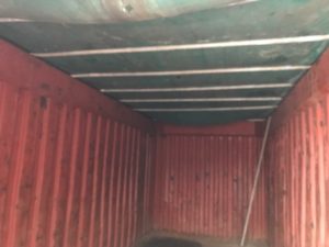20’ open top container