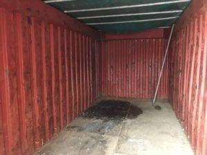 20’ open top container