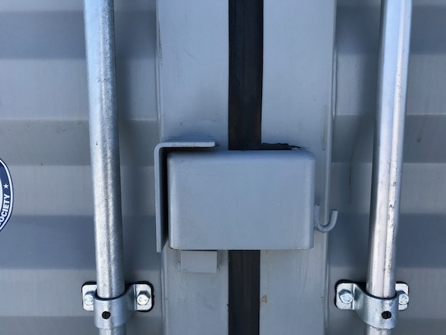 LOCK SHIPPING CONTAINER WELD ON LOCK BOX RIGHT HAND OPENING DOOR SECURITY 