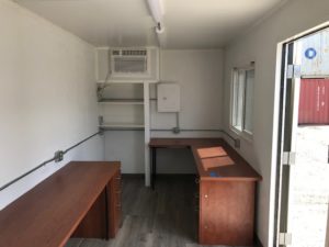 Edmonton Customized 20' Ground Level Office Shipping Container Project