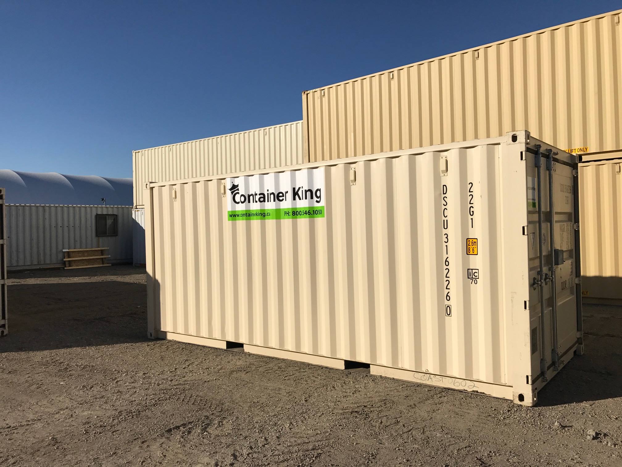 20′ Double Door Shipping Container - Container King